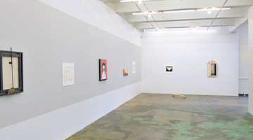 "Anne Minich: Her Bone" installation view of interior gallery